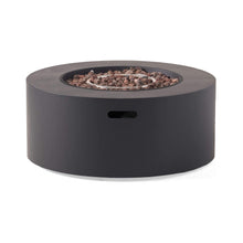 Load image into Gallery viewer, Alora Modern 32-Inch 40K BTU Round Iron Propane Fire Pit (SAK29102)