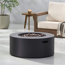 Load image into Gallery viewer, Alora Modern 32-Inch 40K BTU Round Iron Propane Fire Pit (SAK29102)