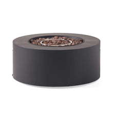 Load image into Gallery viewer, Alora Modern 32-Inch 40K BTU Round Iron Propane Fire Pit (SAK29102)