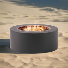 Load image into Gallery viewer, Alora Modern 32-Inch 40K BTU Round Iron Propane Fire Pit (SAK29102)