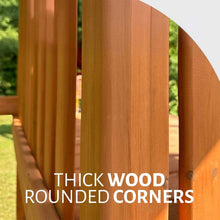 Load image into Gallery viewer, Premium Cedar Wood Swing Set With 3 Play Decks 3 Slides And Monkey Bars (SAK21486)