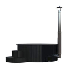Load image into Gallery viewer, SaunaLife Model S4B Premium 6-Person Home Wood-Burning Hot Tub [SL-MODELS4B] (SAK72531)