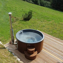 Load image into Gallery viewer, SaunaLife Model S4N Premium 6-Person Home Wood-Burning Hot Tub [SL-MODELS4N] (SAK28371)