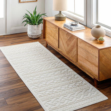 Load image into Gallery viewer, Fadey White 3D Washable Rug