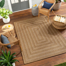 Load image into Gallery viewer, Dyami Flatweave Faux Jute Outdoor Rug