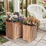 Oversized Wooden Planters Set of 2