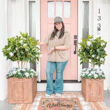 Load image into Gallery viewer, Oversized Wooden Planters Set of 2